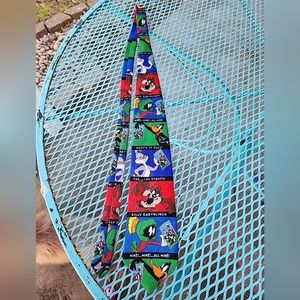Vintage 1997 Looney Tunes Tie Stamp Collection Taz Bugs Daffy Marvin